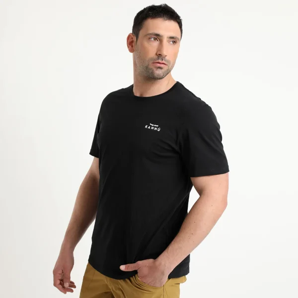 Polera Kannu Hombre Negro - Imagen 2