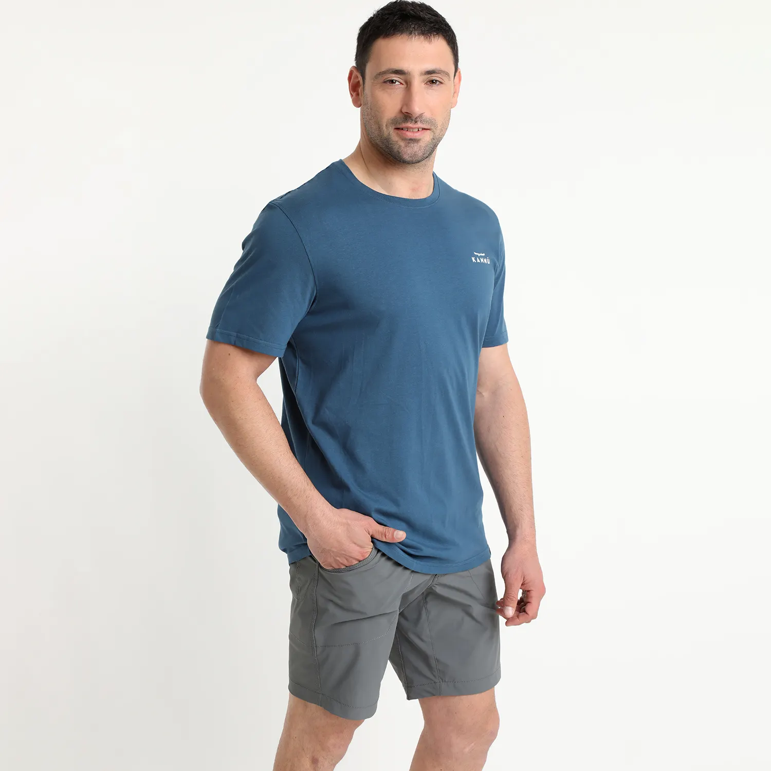 Polera Kannu Hombre Azul - Imagen 2