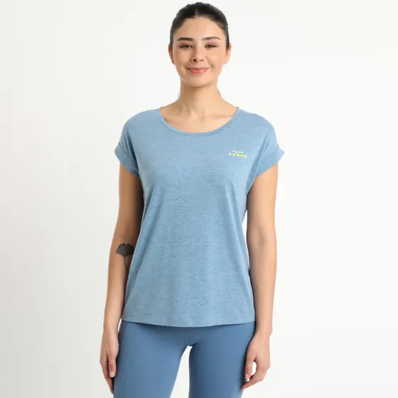 Polera Discharge Lifestyle Mujer Azul