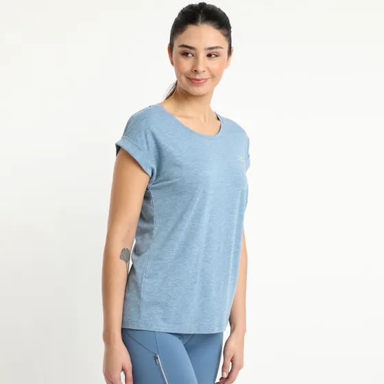 Polera Discharge Lifestyle Mujer Azul - Imagen 2