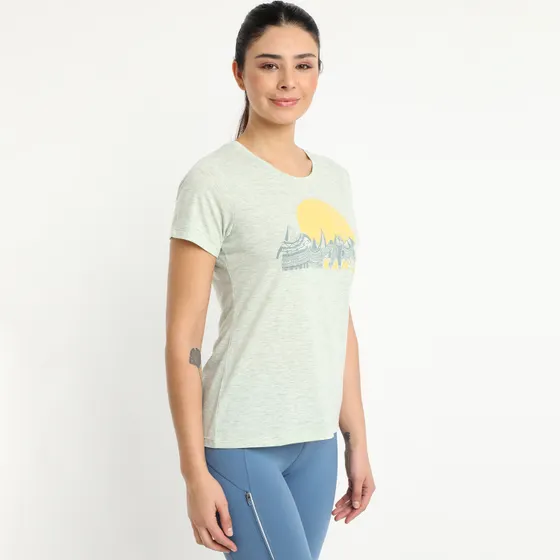 Polera Graphics Mujer Verde Agua - Imagen 2