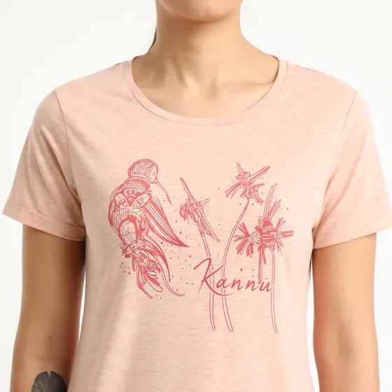 Polera Graphics Mujer Coral Claro - Imagen 3