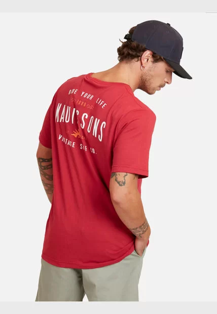 Polera Sun Wave Maui Hombre Red - Imagen 2
